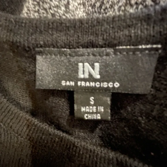 I.N. San Francisco Striped Top Sweater Dress M (junior) FREE SHIP - Picture 4 of 5